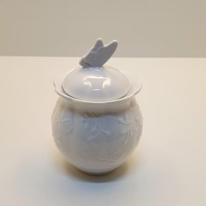 Açucareiro de Porcelana Borboleta