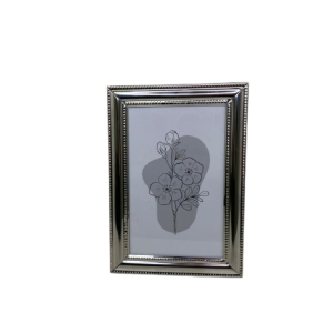 Porta Retrato em Metal Prata P