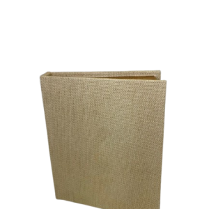 Caixa Livro em Palha Natural P