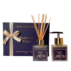 Kit Presenteável Difusor e Sabonete Líquido Flor de Figo 120ml - Dani Fernandes