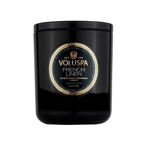 Vela Voluspa French Linen Copo de Vidro 60h