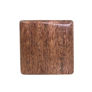 Escultura Decorativa Cubo Madeira Cedro P