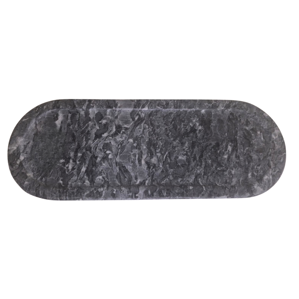 Bandeja Decorativa de Mármore Preto
