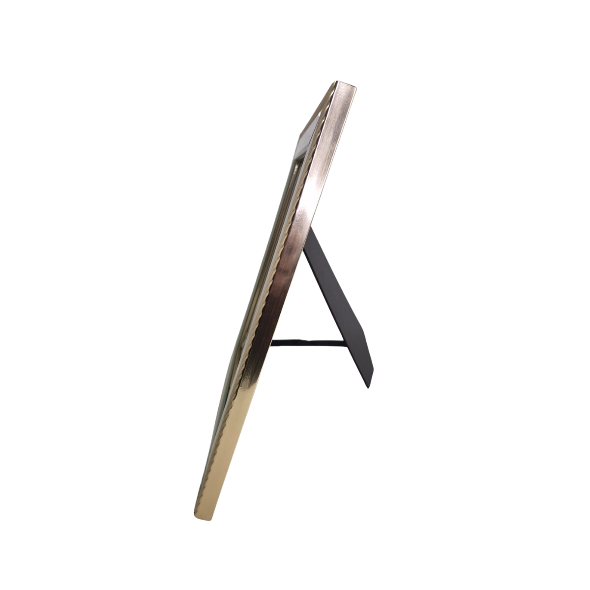 Porta Retrato Espelhado com Moldura Dourada Trançada P - Imagem 2