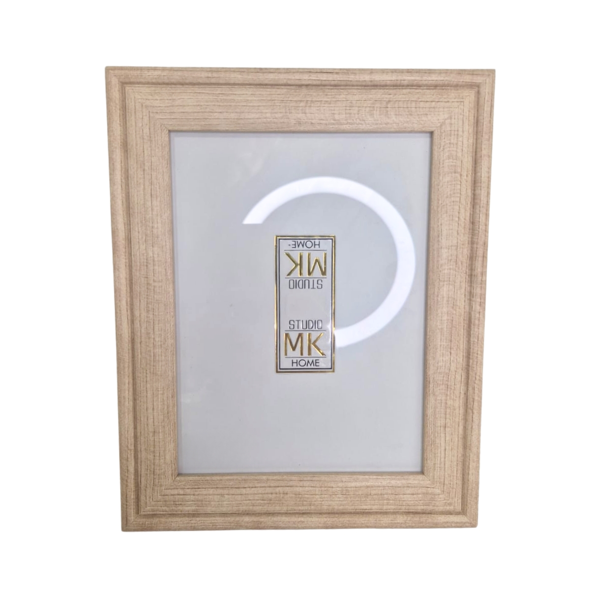 Porta Retrato em Madeira Clara com Textura M