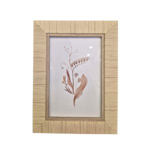 Porta Retrato em Resina Textura Madeira P