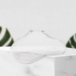 Vaso Decorativo de Murano Orgâncio Incolor