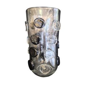 Vaso Decorativo de Vidro Incolor Com Esferas  Skagen