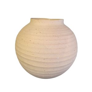 Vaso Decorativo em Cerâmica Terracota Claro P