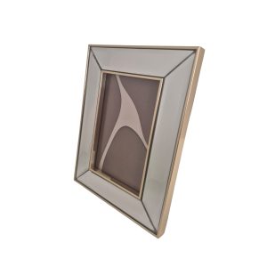 Porta Retrato Espelhado Dourado P