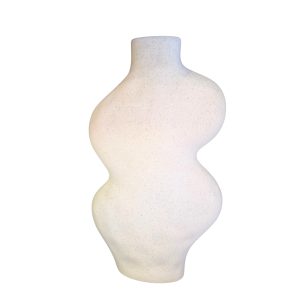 Vaso Decorativo em Cerâmica Orgânico Rústico M