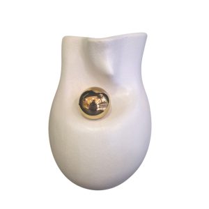 Vaso Decorativo de Cerâmica Detalhe Esfera Fiesoli P