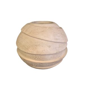 Vaso Decorativo em Resina Estilo Travertino