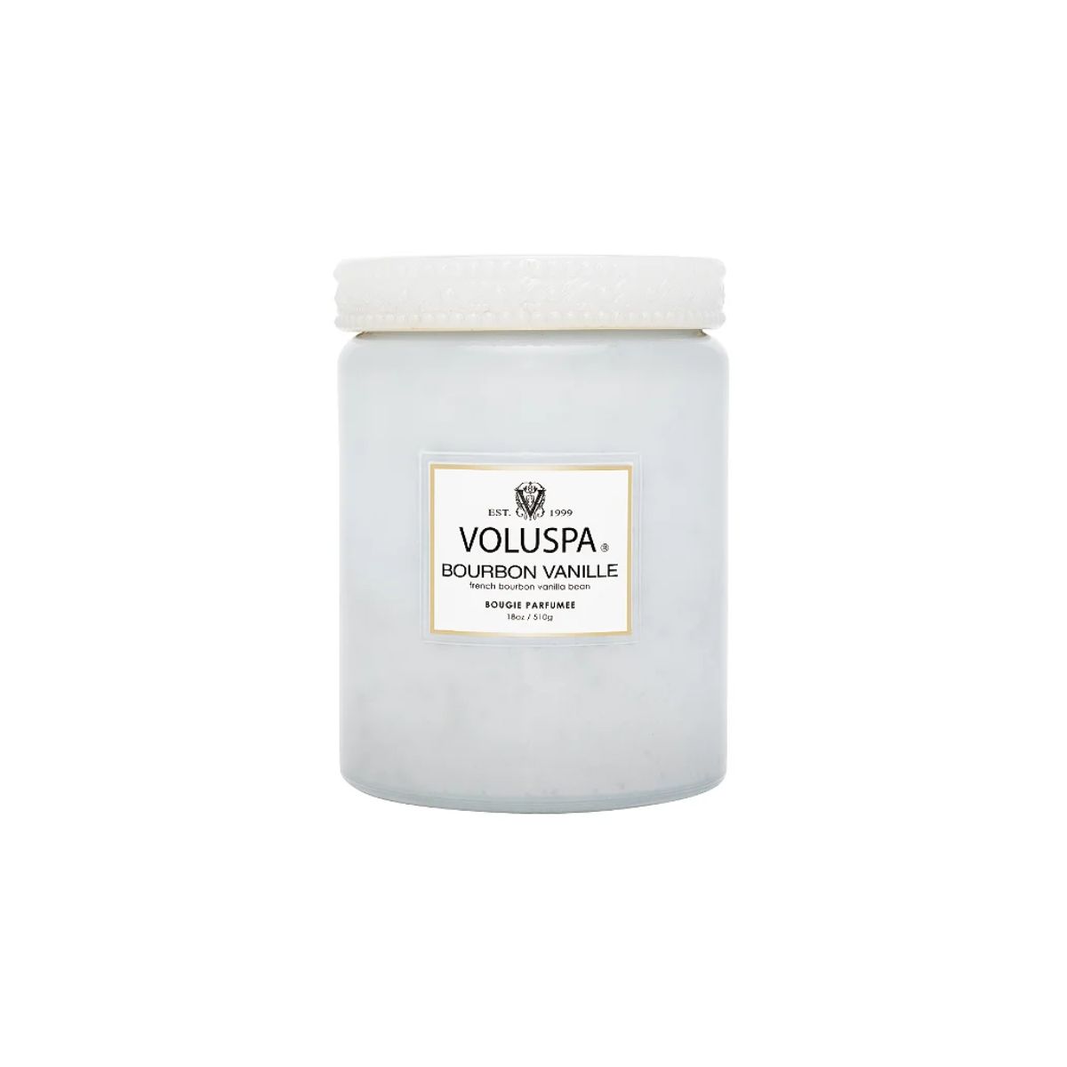 Vela Voluspa Pote de Vidro g Bourbon Vanille - 100H - Imagem 2