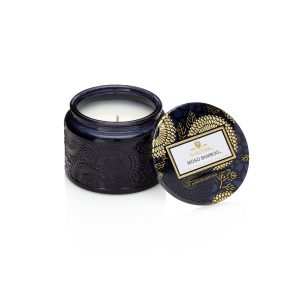 Vela Pote de Vidro Relevo Moso Bamboo Voluspa 90g