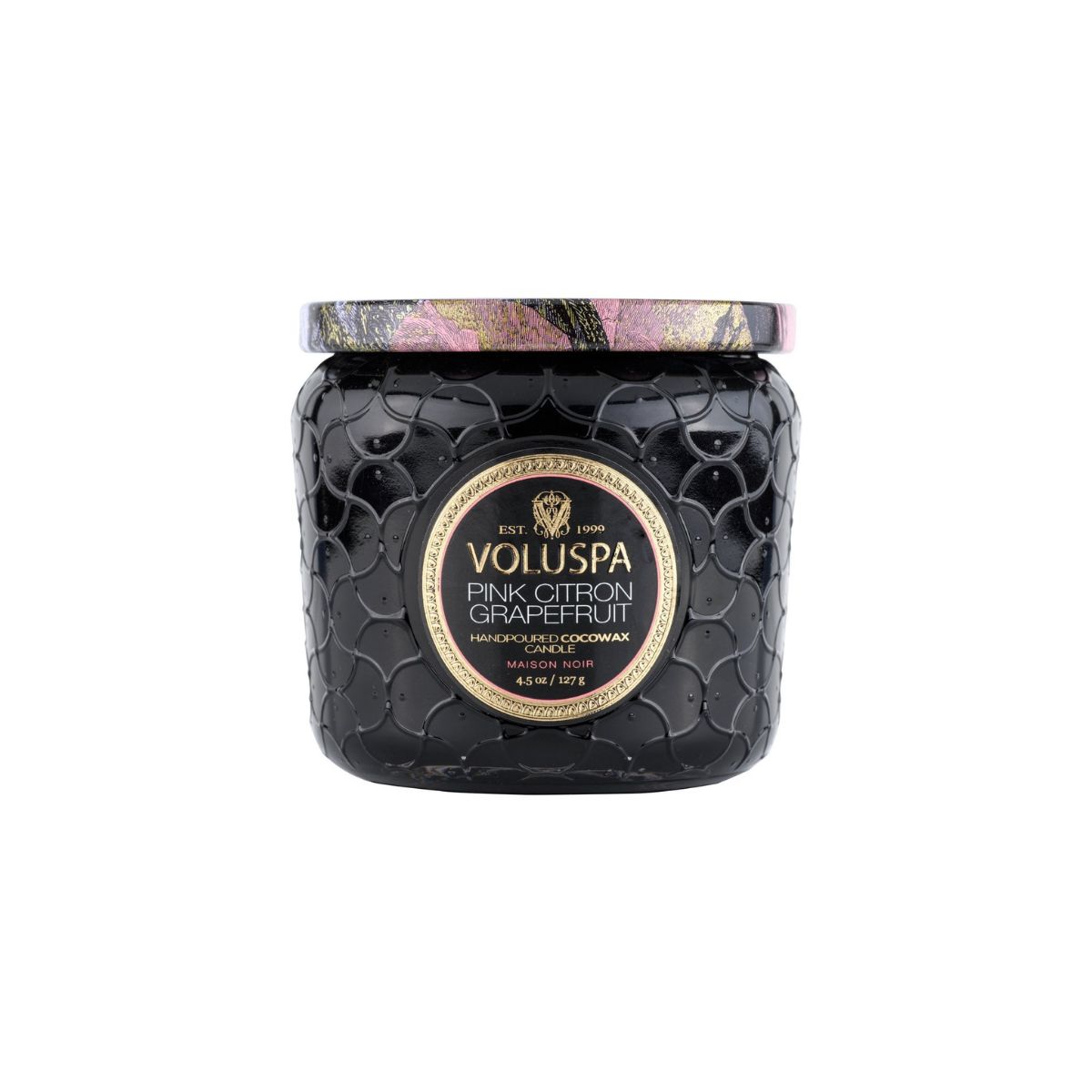 Vela Pote Vidro Pink Citron Grapefruit Voluspa 35 Horas - Imagem 2