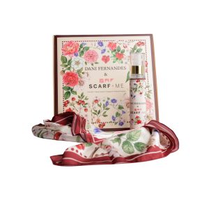 Lenço e Body Splash Cerejas e Flores 100ml | Dani Fernandes & Scarf Me