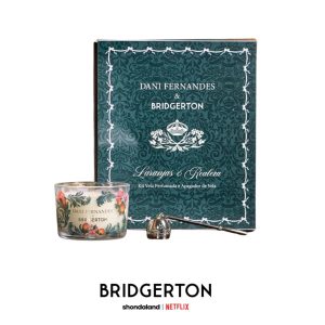 Vela Perfumada 90g e Apagador Laranjas & Realeza | Dani Fernandes & Bridgerton