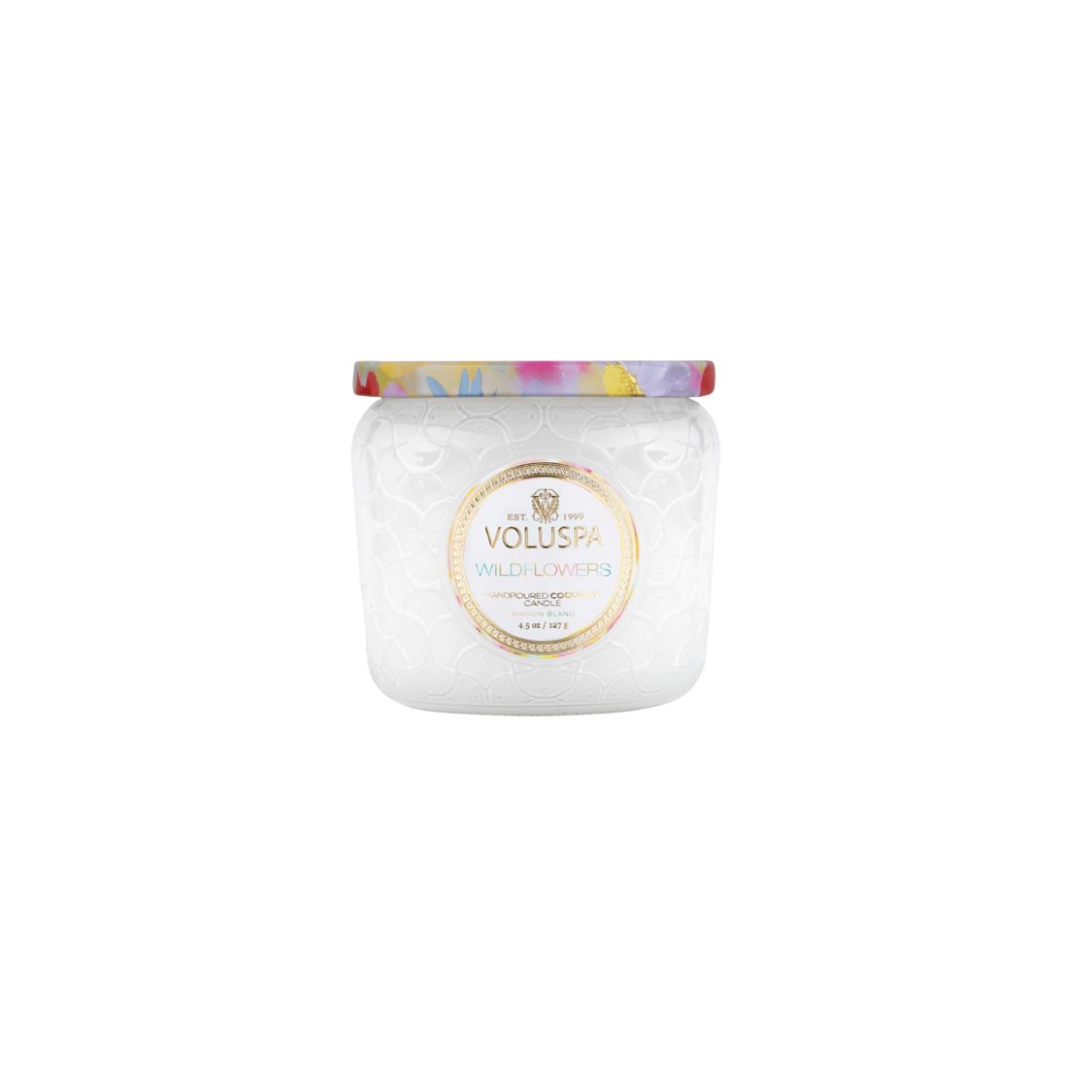Vela Voluspa Pote Vidro +35H Wildflowers