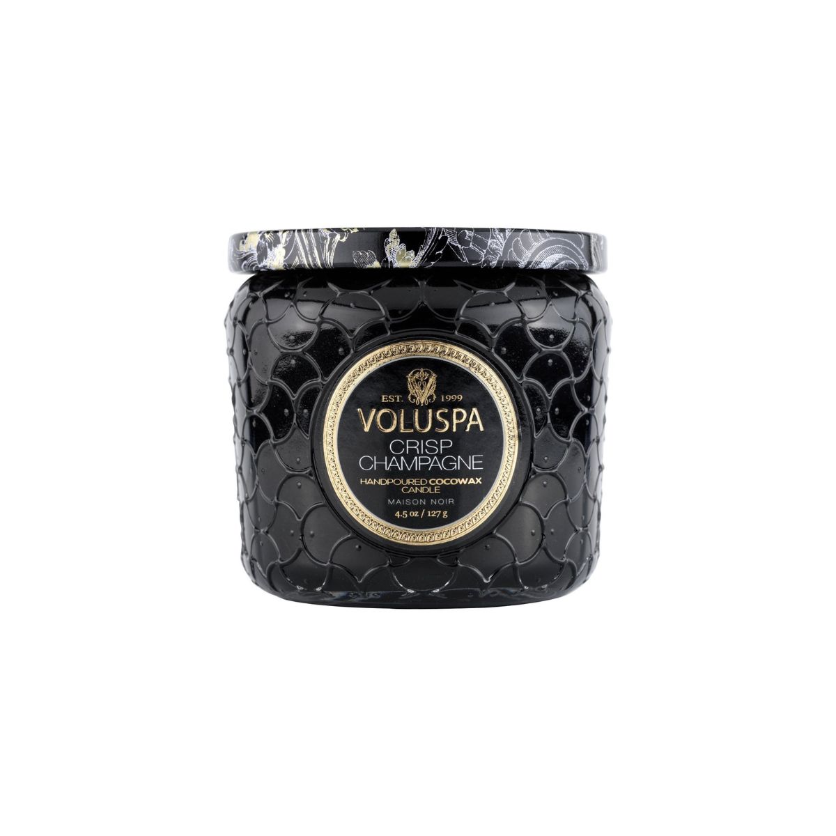 Vela Pote Vidro Crisp Champagne Voluspa 35 Horas - Imagem 2