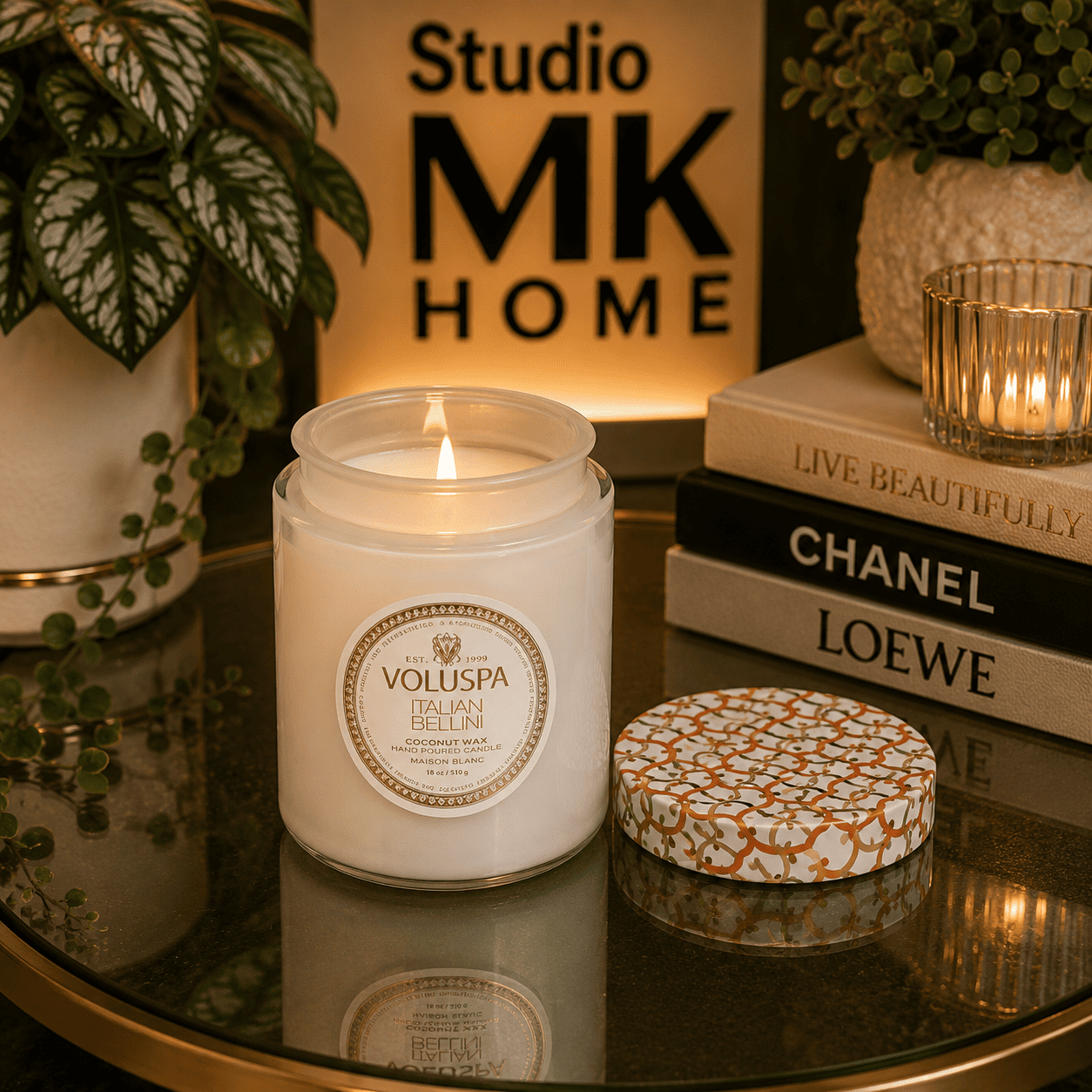 Vela Pote de Vidro Maison Italian Bellini Voluspa 100 Horas - Imagem 3