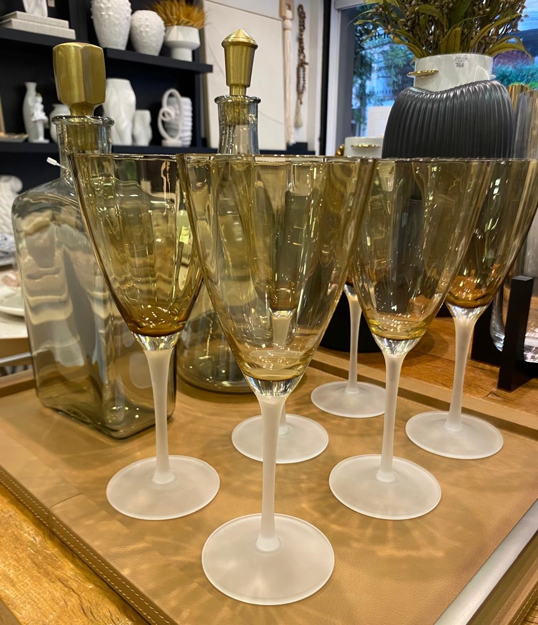 Set de Taças de Vinho Âmbar - Imagem 2