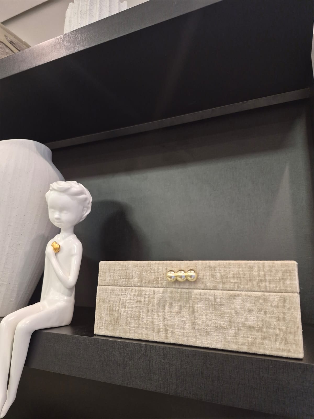 Caixa Decorativa em MDF e Veludo - P - Imagem 4