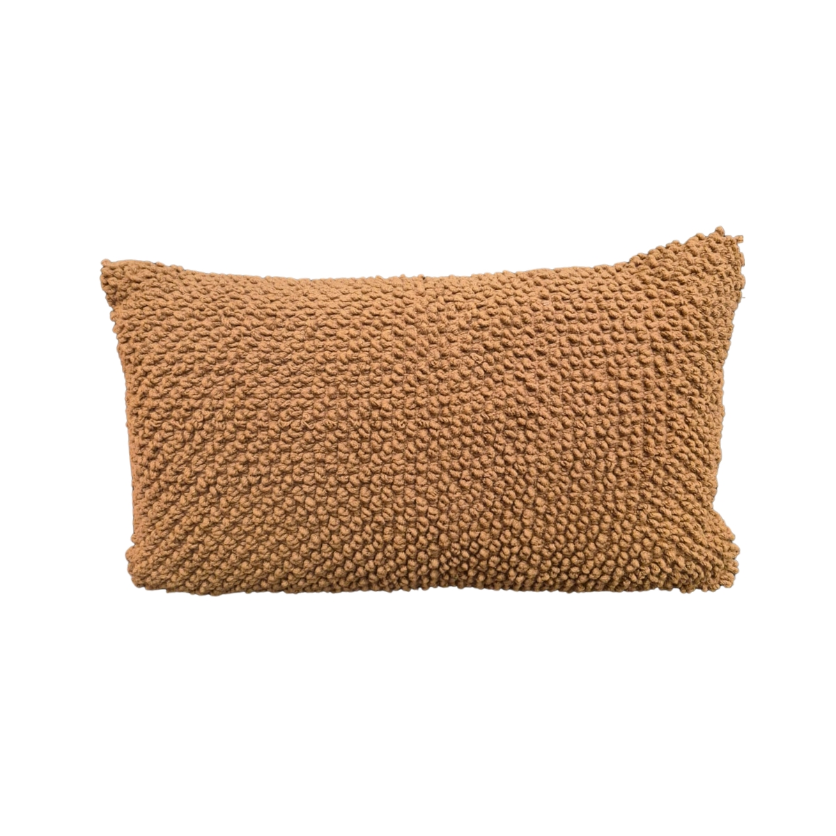 Almofada em Algodão Bouclé Marrom
