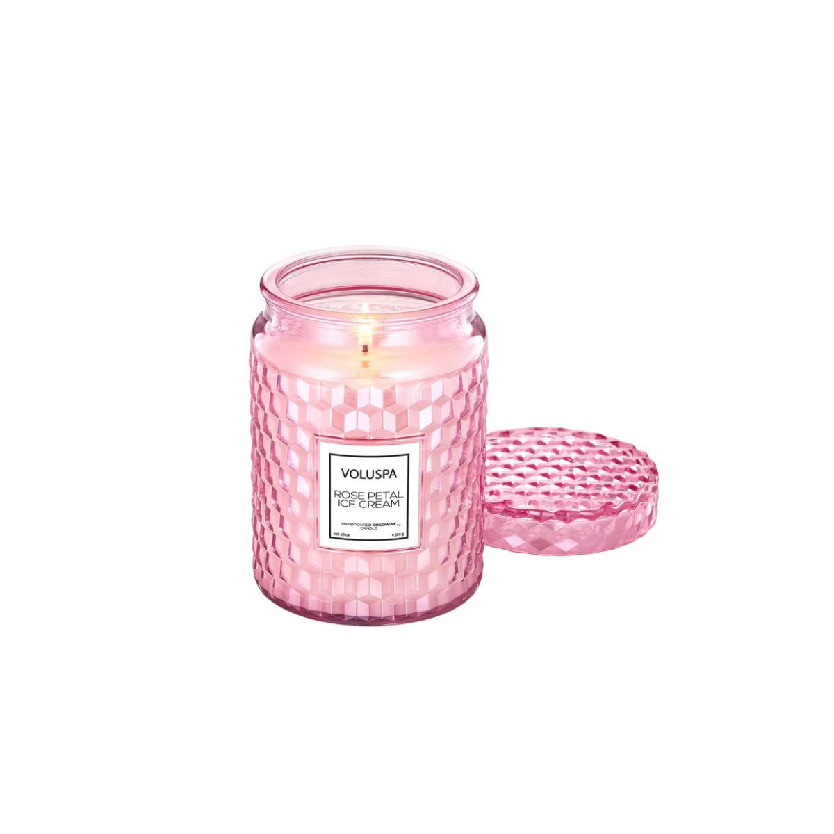 Vela Voluspa Rose Petal Ice Cream - 100H - Imagem 2