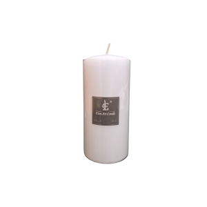 Vela Decorativa em Parafina Branca  7X15