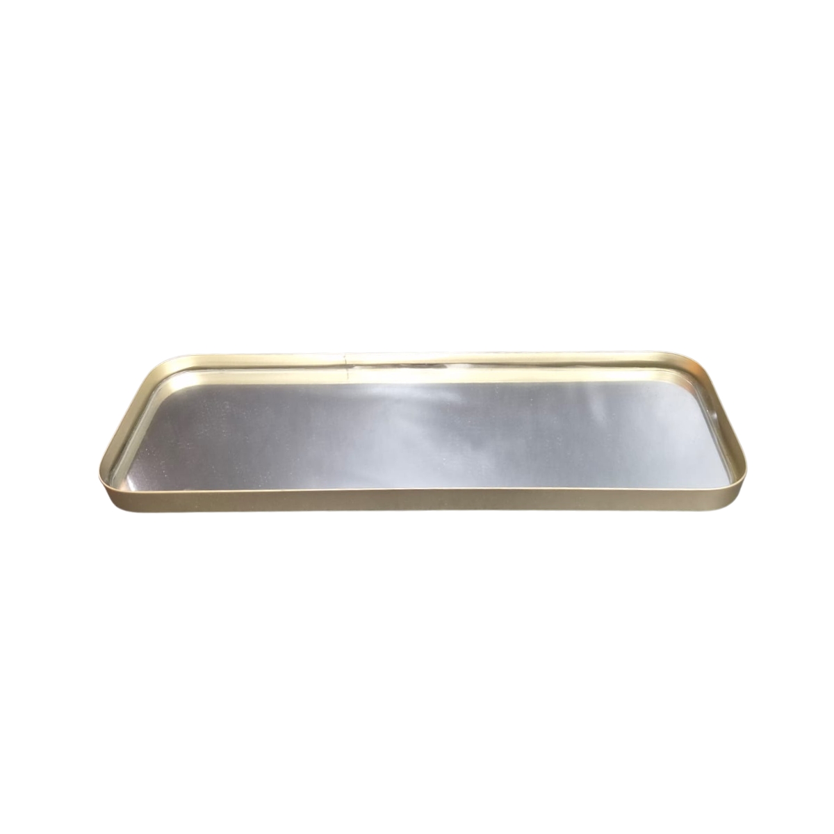 Bandeja em Metal Dourado com Espelho M - Imagem 2