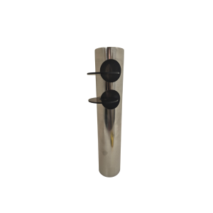 Vaso Decorativo em Aço Inox Polido