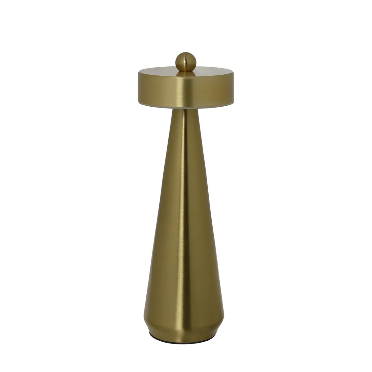 Luminária de Mesa com Led em Metal Dourado
