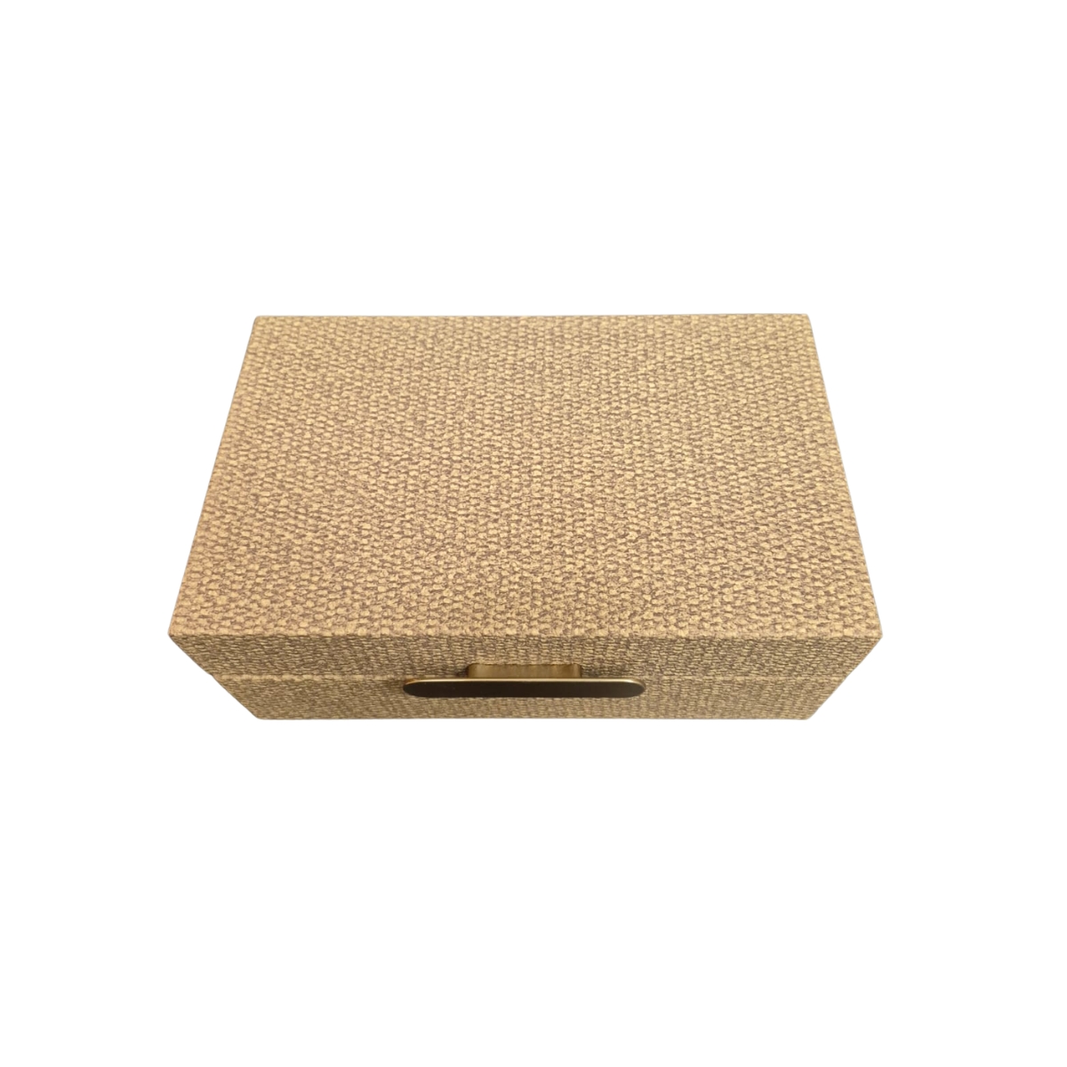 Caixa Decorativa em MDF com Revestimento em PU Marrom - G - Imagem 2
