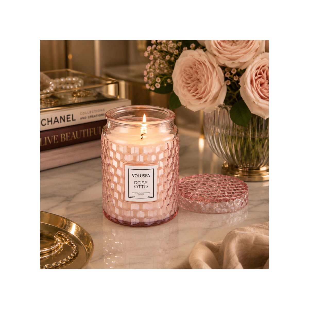 Vela Voluspa Rose Otto - 100H - Imagem 3
