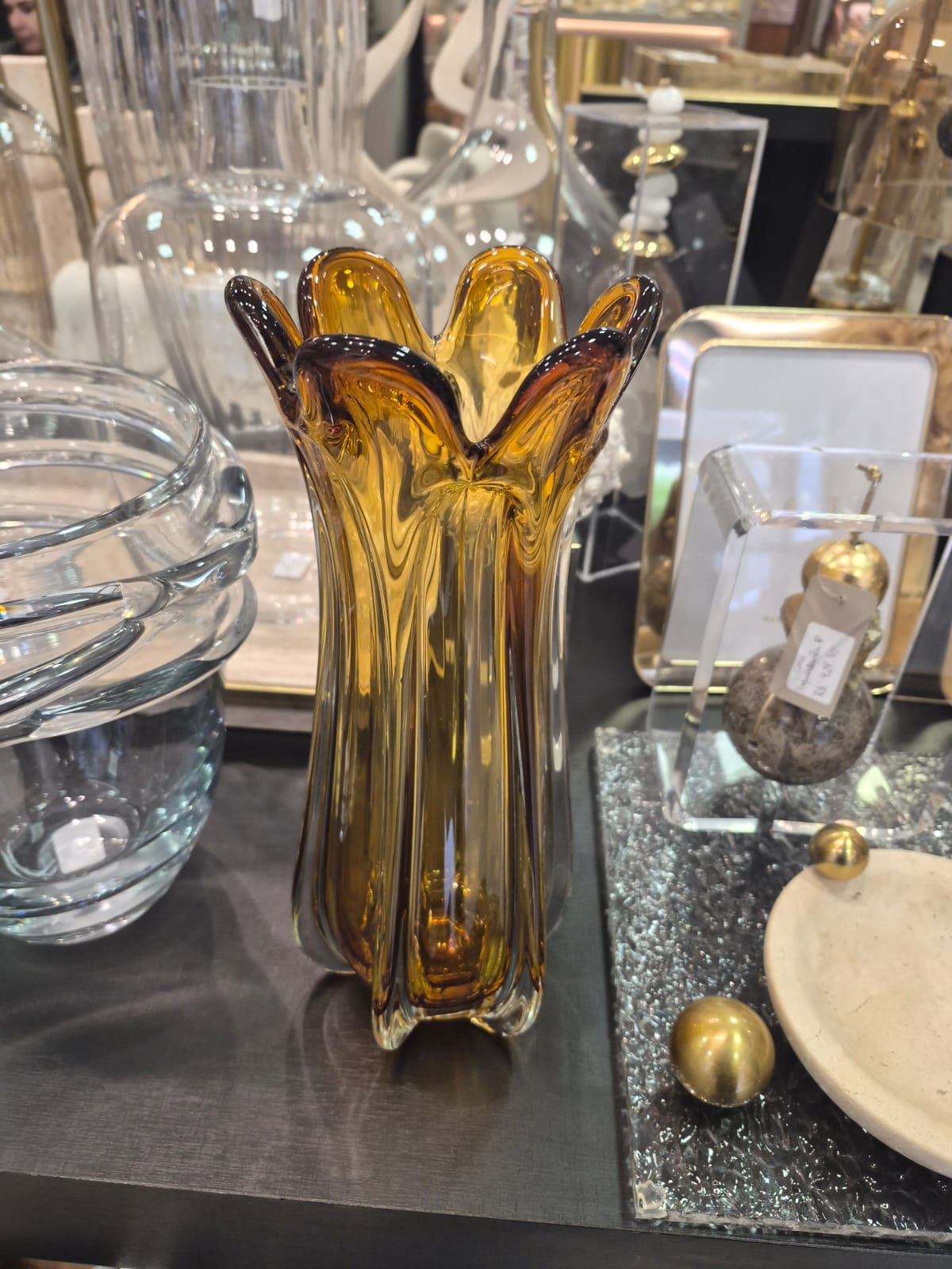 Vaso Decorativo Âmbar Paglio G - Imagem 4
