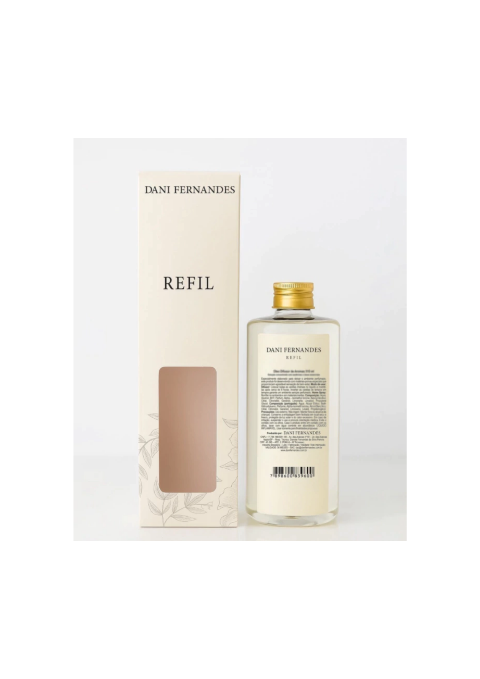 Refil 510 ml Difusor Aroma Flor De Figo Oleo - Dani Fernandes - Imagem 2
