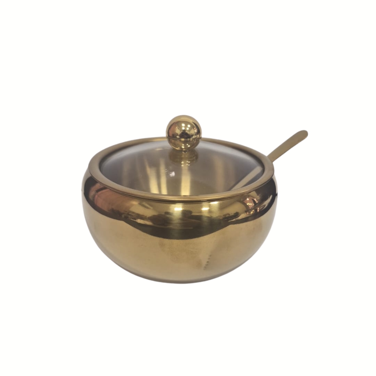 Açucareiro / Molheira em Aço Inox Dourado - Imagem 3