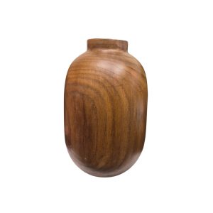 Vaso Decorativo Em Madeira G