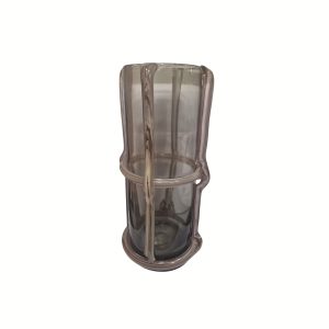Vaso Decorativo Em Vidro Fumê P