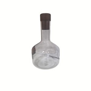 Decanter Wood Decorativo Tampa de Madeira