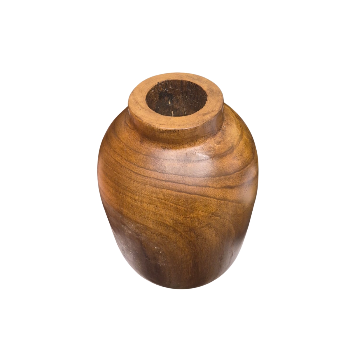 Vaso Decorativo Em Madeira G - Imagem 2