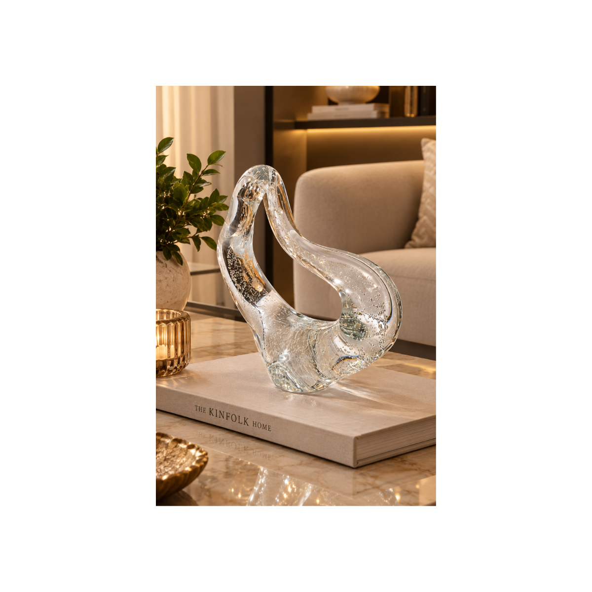 Escultura Abstrata Vidro M - Imagem 3