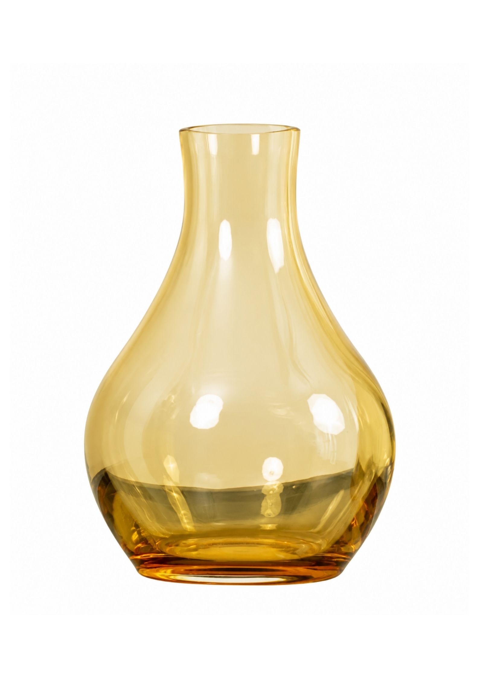 Vaso Decorativo Em Murano Veritas Ambar M