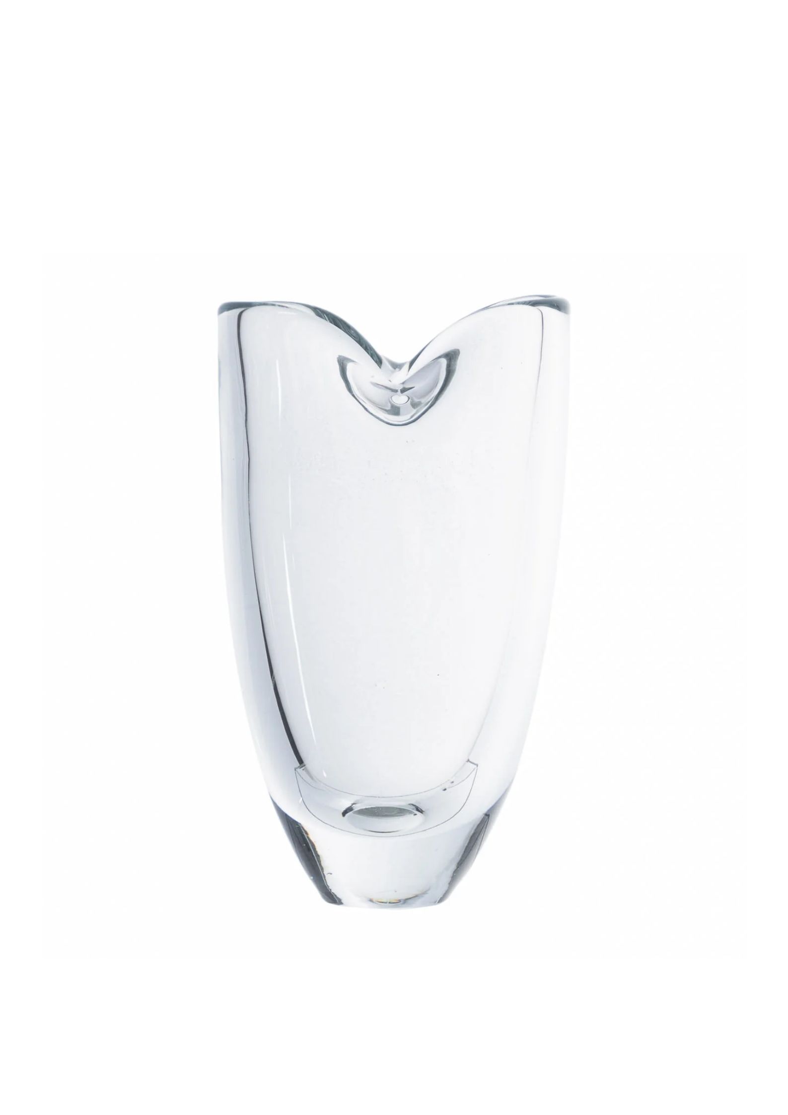 Vaso De Decoração Em Murano Flare Transparente