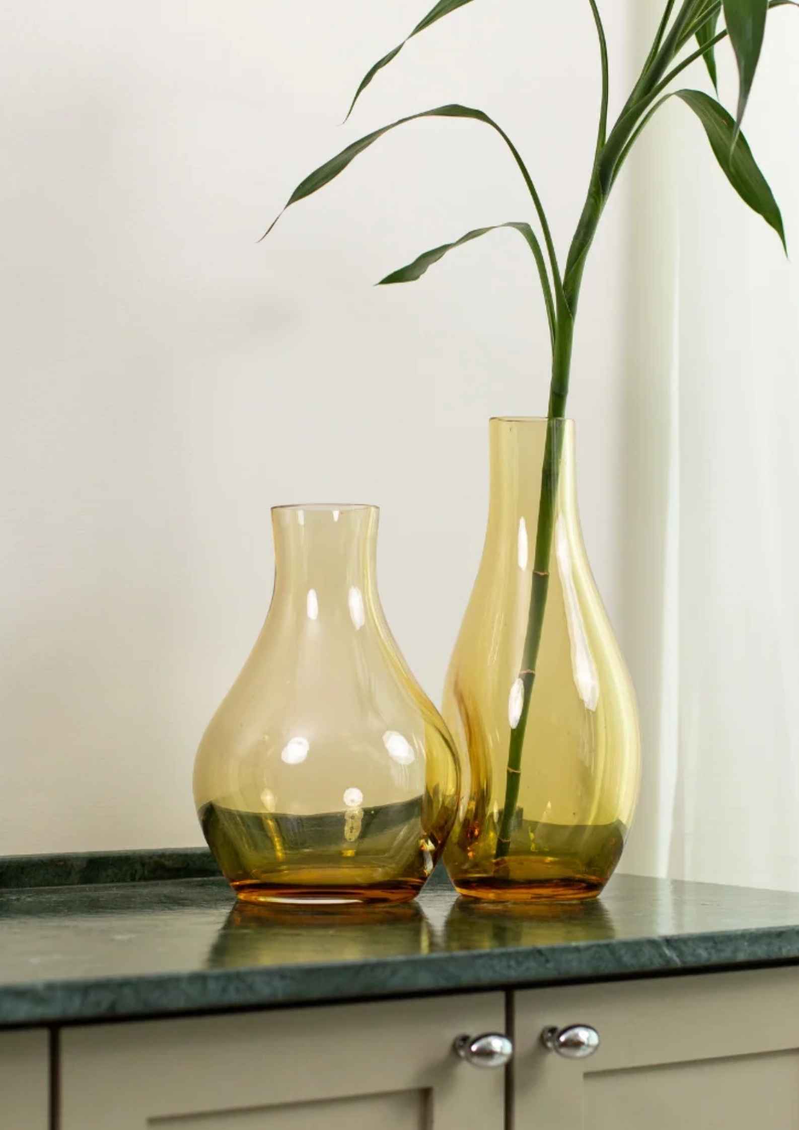 Vaso De Decoração Em Murano Veritas Ambar G - Imagem 3