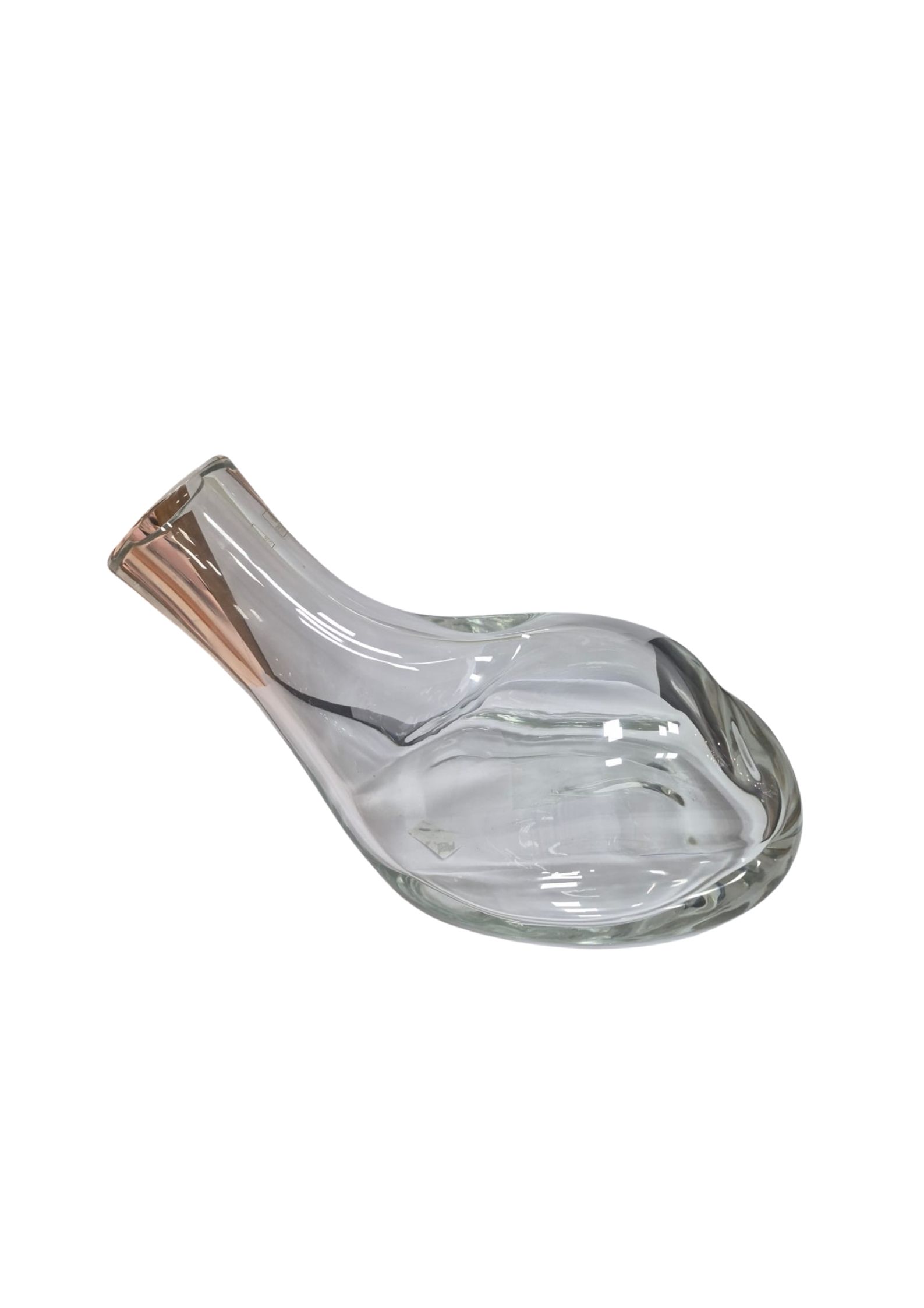 Vaso De Decoração Em Murano Liora Transparente