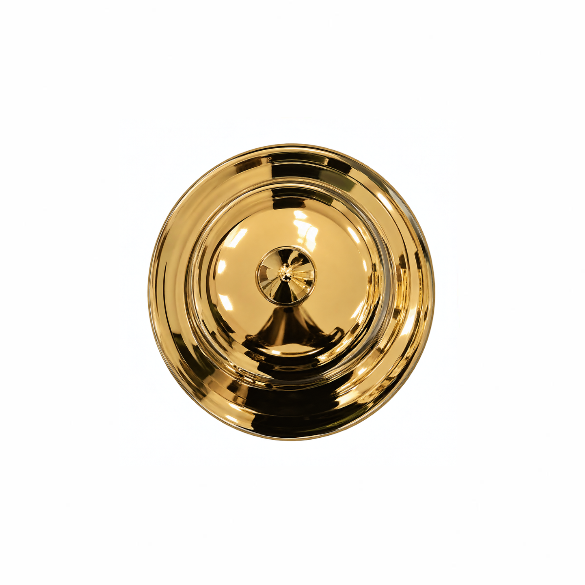 Potiche de Cerâmica Dourado G - Imagem 2