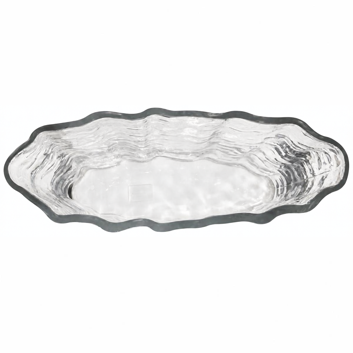 Vaso Decorativo em Vidro com Relevo - Imagem 2