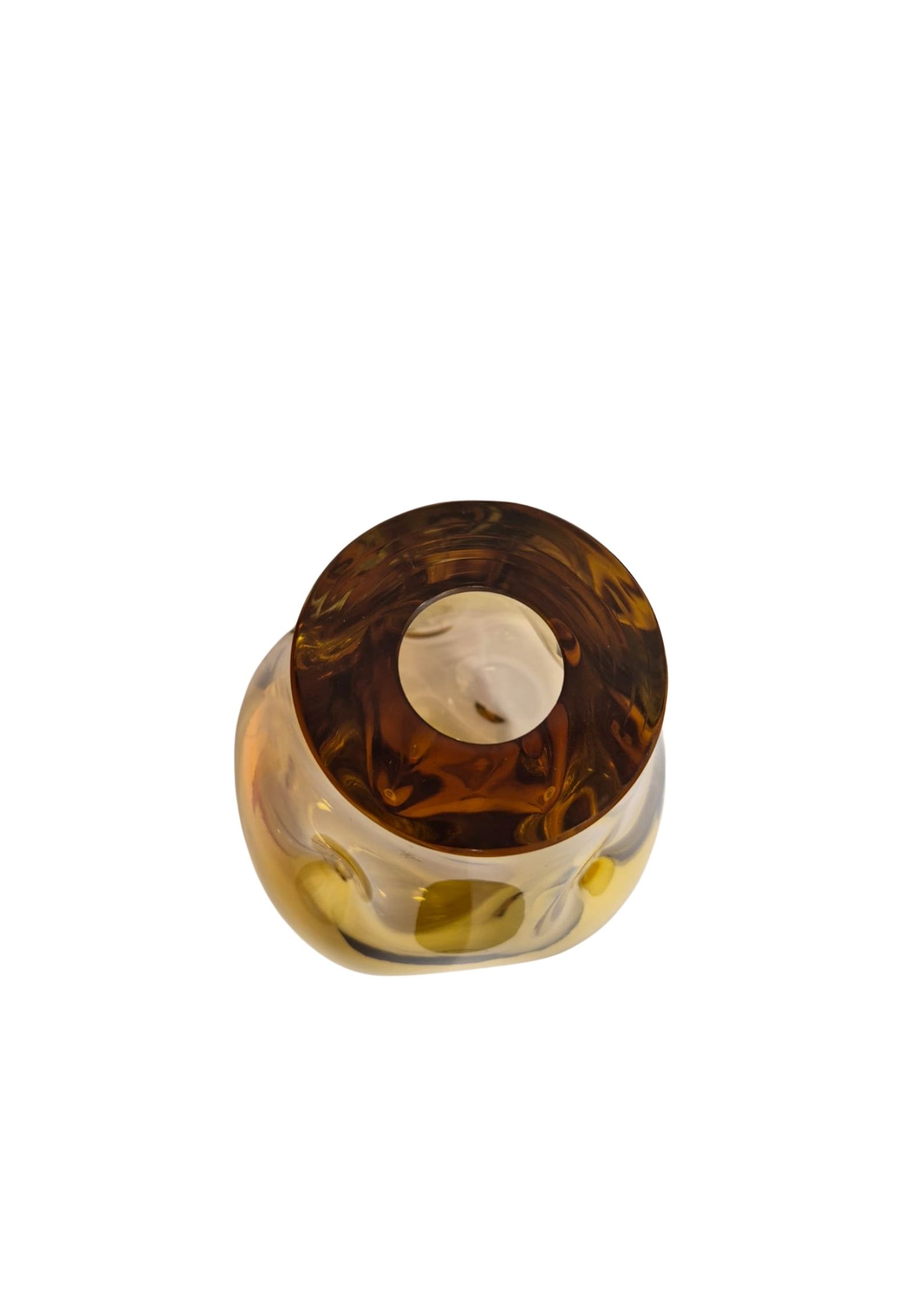 Vaso Decorativo em Murano Soraya Âmbar - M - Imagem 3